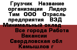 Грузчик › Название организации ­ Лидер Тим, ООО › Отрасль предприятия ­ ВЭД › Минимальный оклад ­ 32 000 - Все города Работа » Вакансии   . Свердловская обл.,Камышлов г.